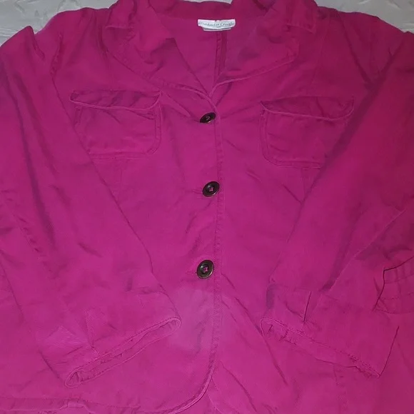 VTG Coldwater Creek lightweight jean blazer jacket - Picture 5 of 6